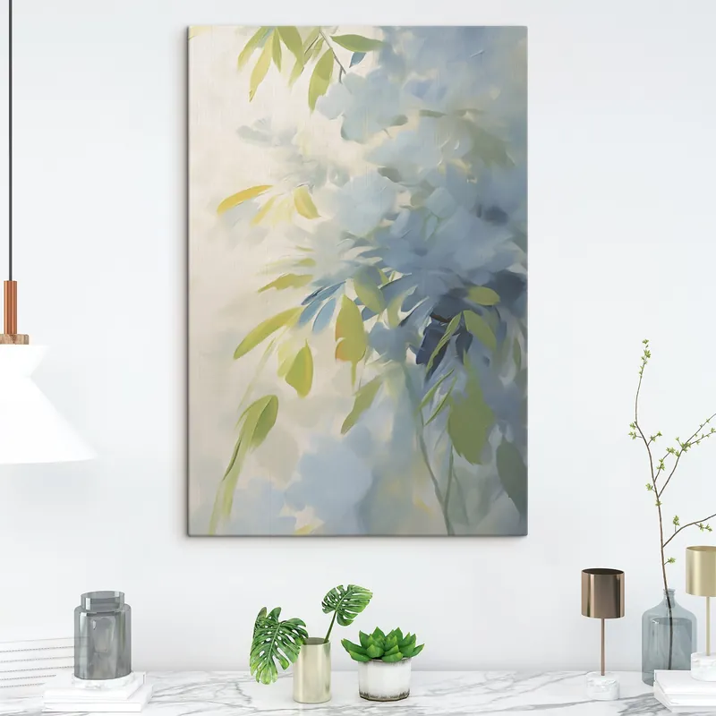 Pictură pe pânză Abstracție vegetală inspirată din pictură Nr s48499 Mai ieftin