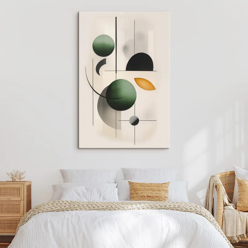 Doar azi Pictură pe pânză Abstracție cu cercuri Nr s48284
