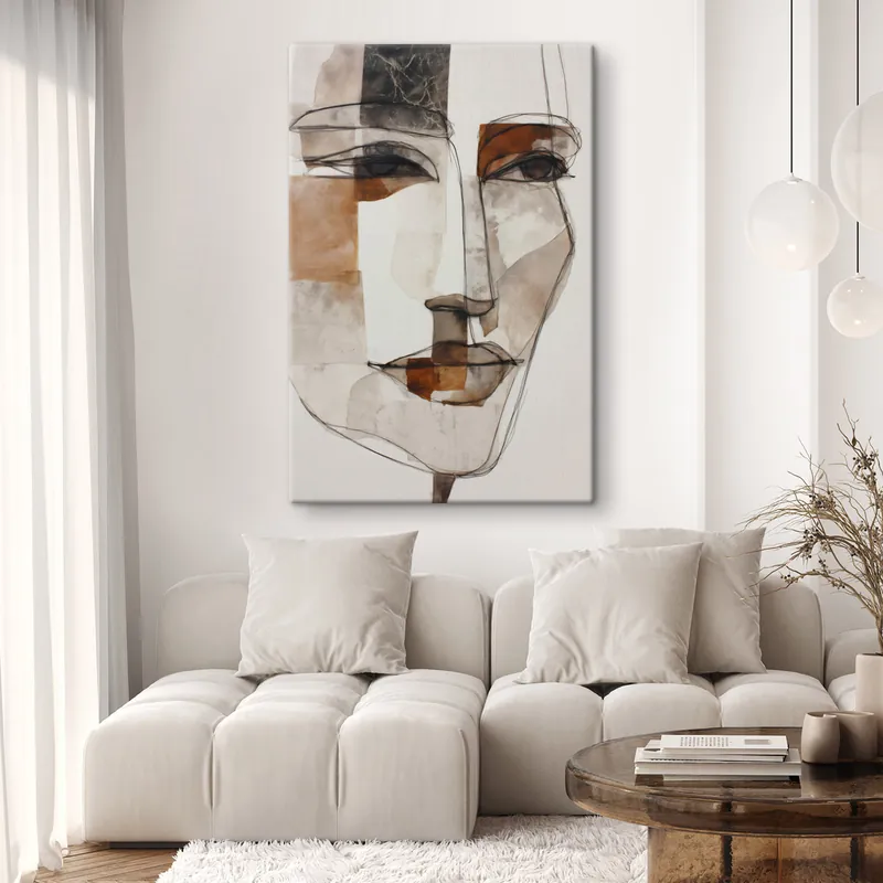 Promoție Pictură pe pânză Față abstractă Nr s48514