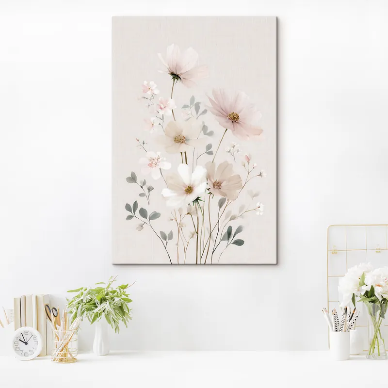 Reducere Pictură pe pânză flori sălbatice delicate Nr s48534