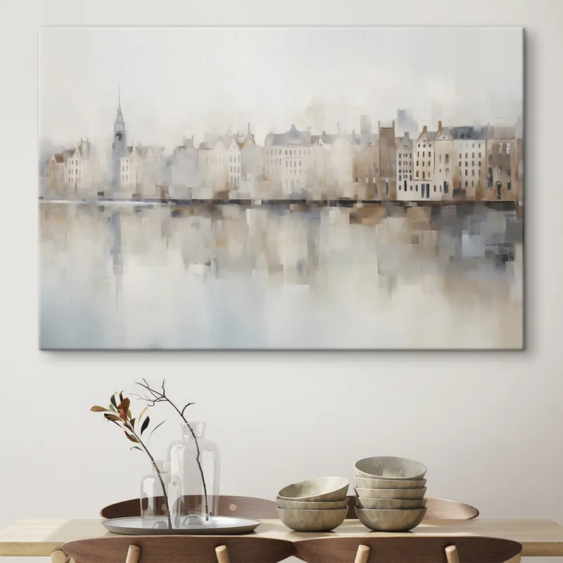 Preferatul clienților Pictură pe pânză Pictura de imitație Cityscape Nr s48596