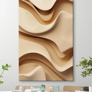 Preț promoțional Pictură pe pânză Valuri abstracte, interior contemporan Nr s48586