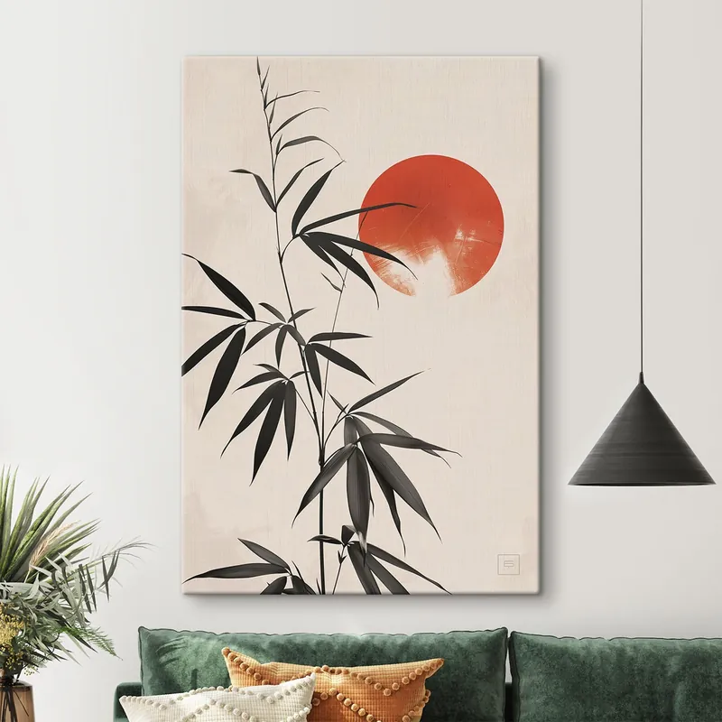 Pictură pe pânză Peisaj japonez însorit Nr s48630 Disponibil imediat