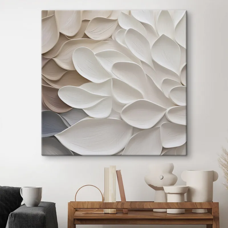 Plată securizată Pictură pe pânză Petale abstracte, imitație de pictură Nr s48676
