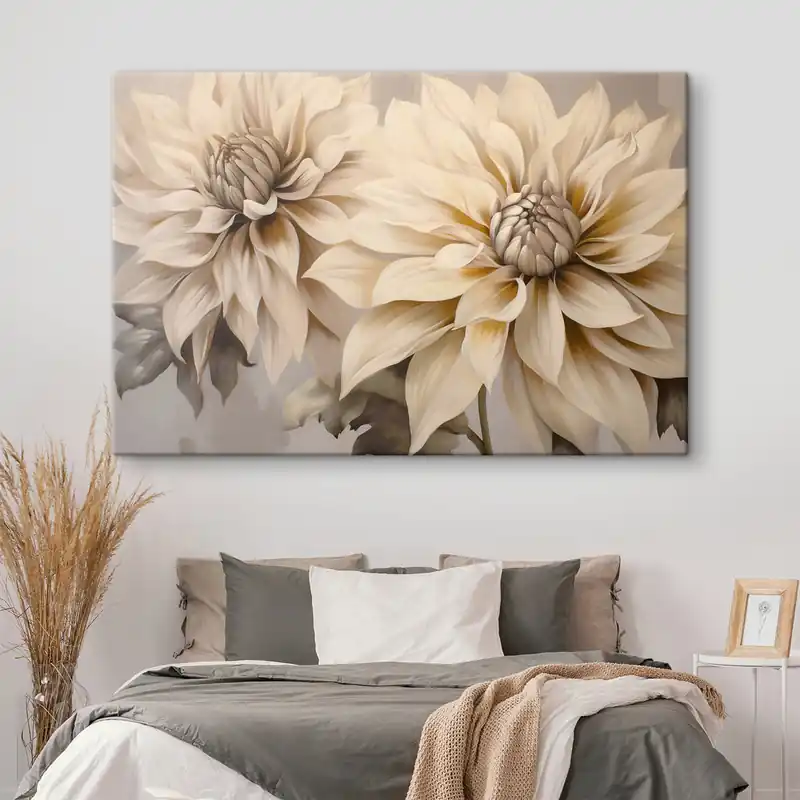 Pictură pe pânză Flori mari Nr s48690 Expediere rapidă