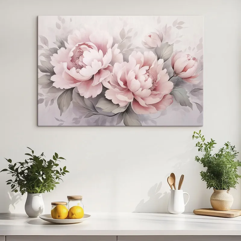 Pictură pe pânză Peonii Nr s48702 Vezi acum