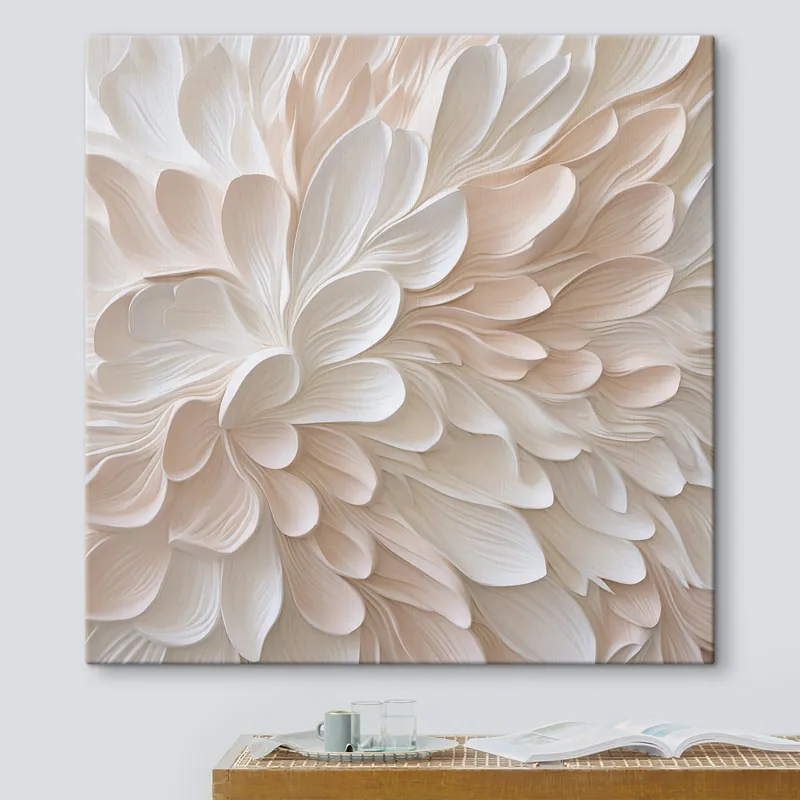 Livrare expres Pictură pe pânză Petale abstracte, imitație de pictură Nr s48760