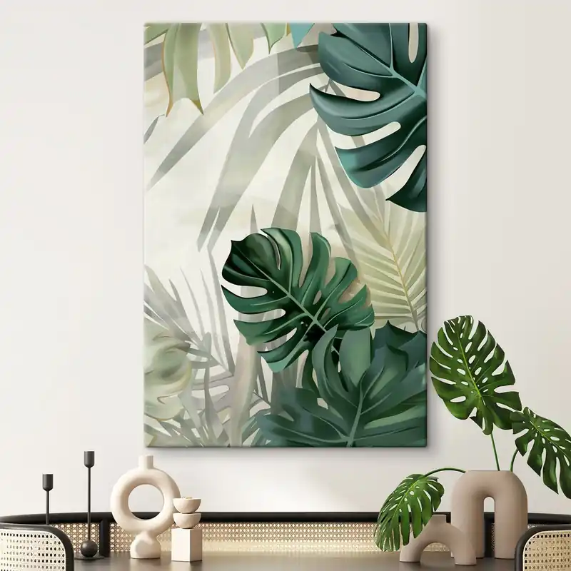 Pictură pe pânză Verde intens Nr s48909 Promoție