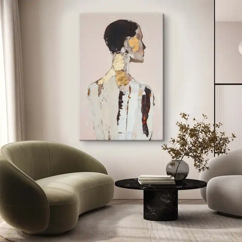 Ofertă exclusivă Pictură pe pânză Siluetă abstractă Nr s48698