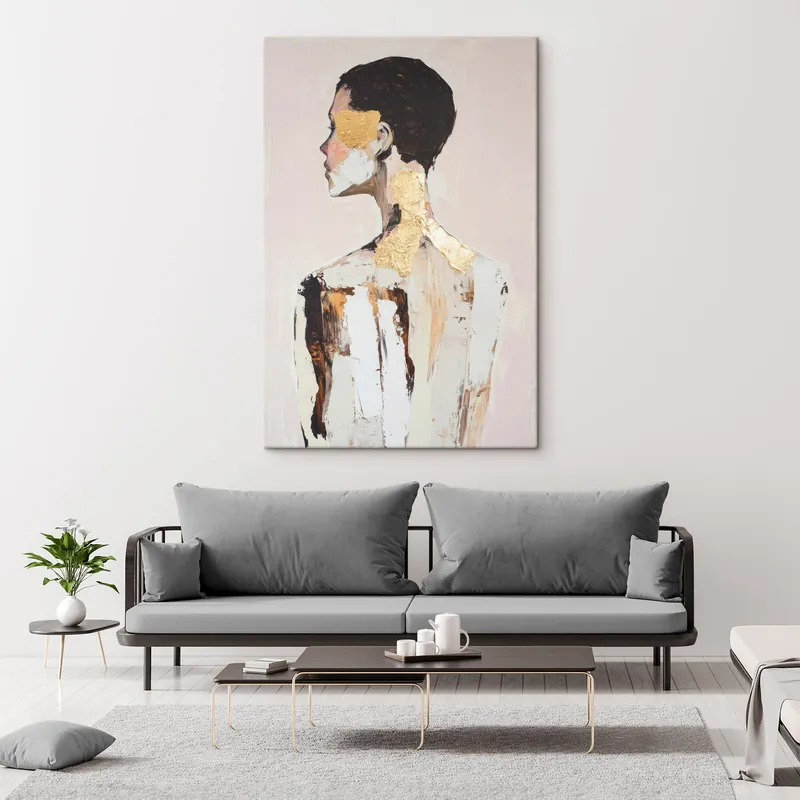 Popular Pictură pe pânză Siluetă abstractă Nr s48699