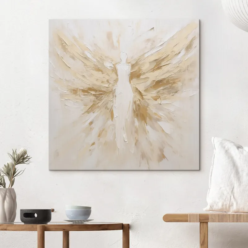 Cumpărături sigure Pictură pe pânză Înger abstract Nr s48987