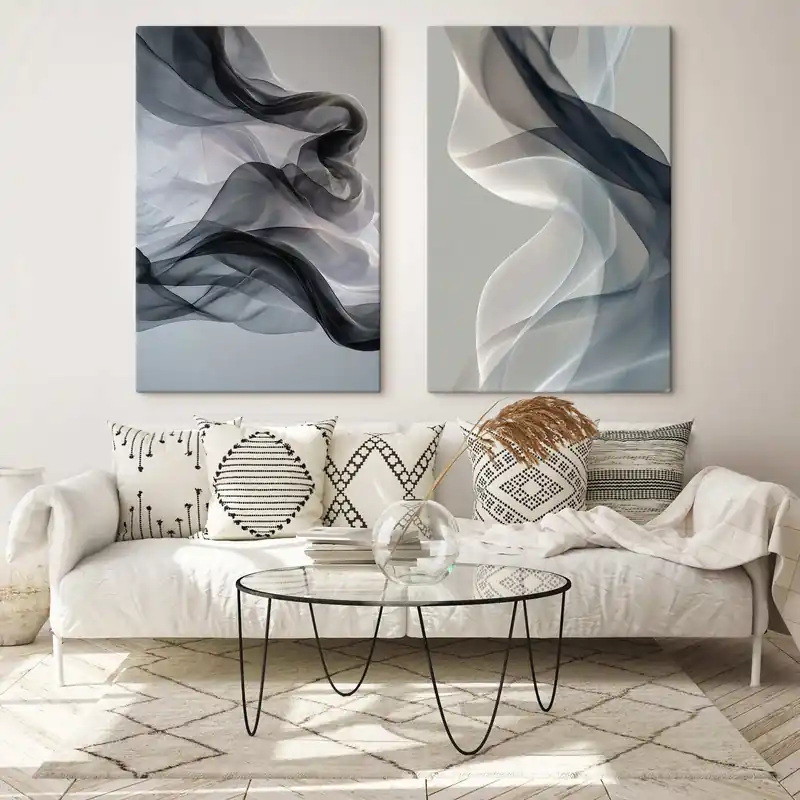 Pictură pe pânză Valuri fumurii Nr m30426 Bestseller