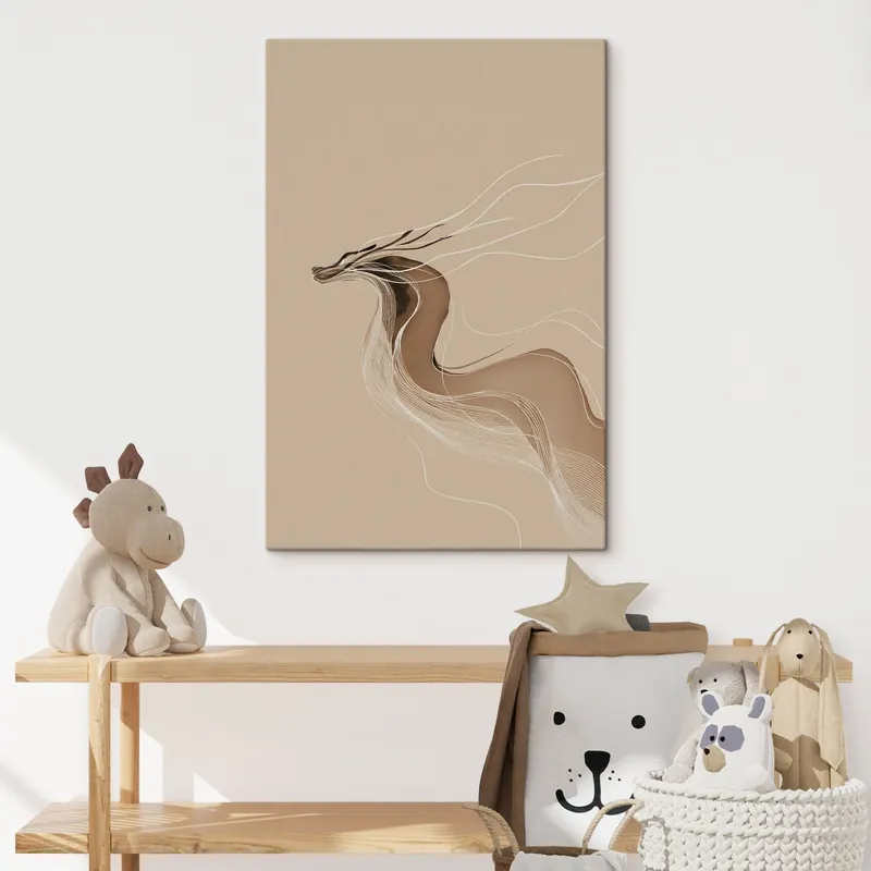 Cumpărături sigure Pictură pe pânză Dragon abstract Nr s49021