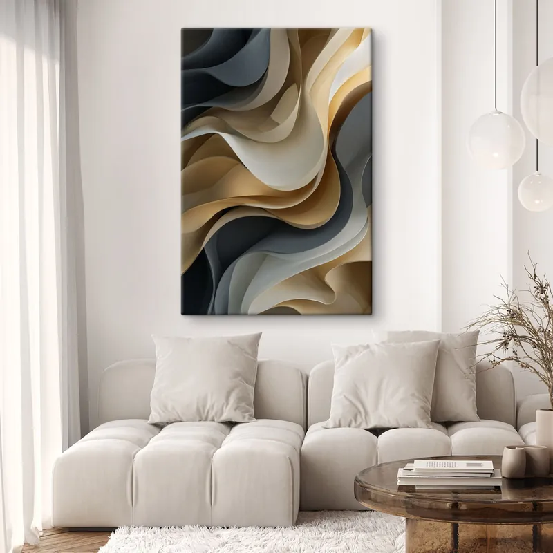 Pictură pe pânză Valuri abstracte Nr s49033 Cumpără acum