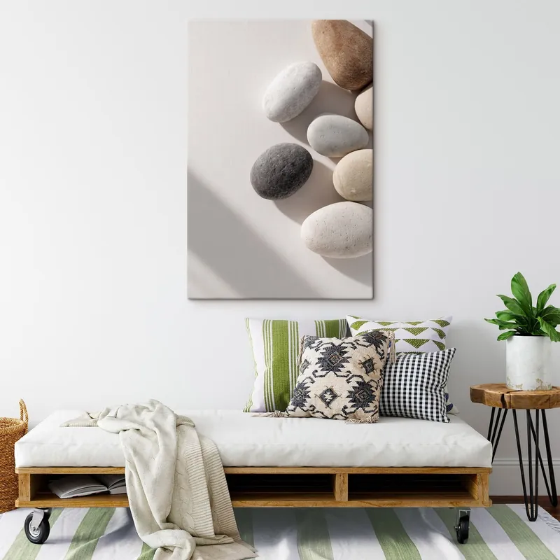 Pictură pe pânză Echilibru minimalist cu pietre Nr s49041 Mai ieftin