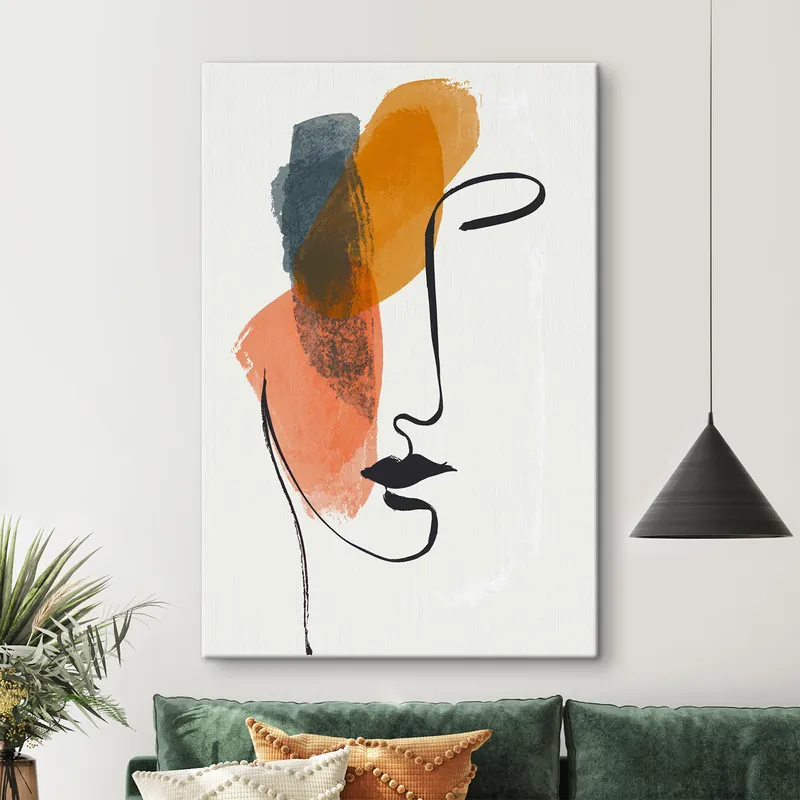 Chilipir Pictură pe pânză Portret abstract Nr s48969