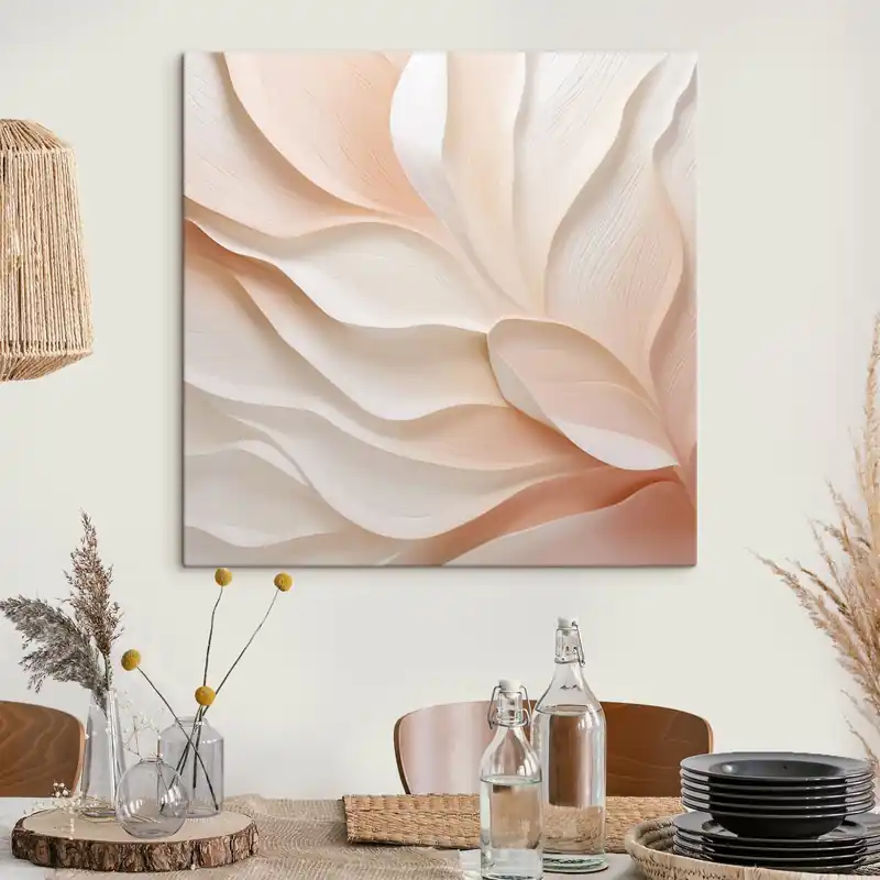 Pictură pe pânză Abstracție cu imitație de tușe volumetrice Nr s49061 Ofertă de sezon