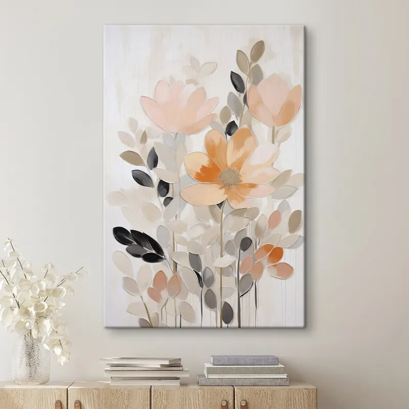 Retur ușor Pictură pe pânză Abstracție vegetală inspirată din pictură Nr s49079
