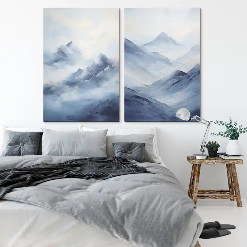 Ofertă de sezon Pictură pe pânză Imitarea peisajului montan de pictură Nr m30448