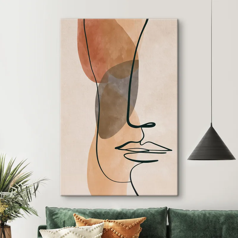 Pictură pe pânză Un portret abstract Nr s49118 Cel mai vândut
