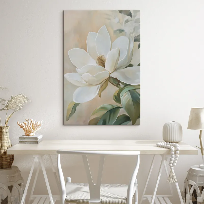 Pictură pe pânză Floarea de magnolie Nr s49258 Ofertă de sezon