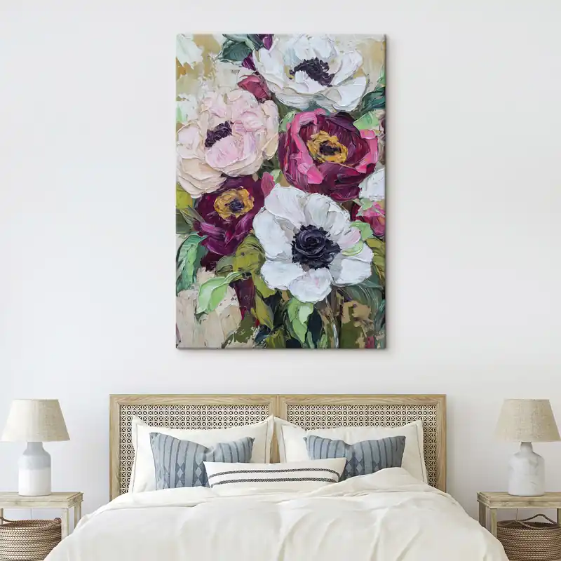 Pictură pe pânză Flori Nr s49281 Ofertă de sezon