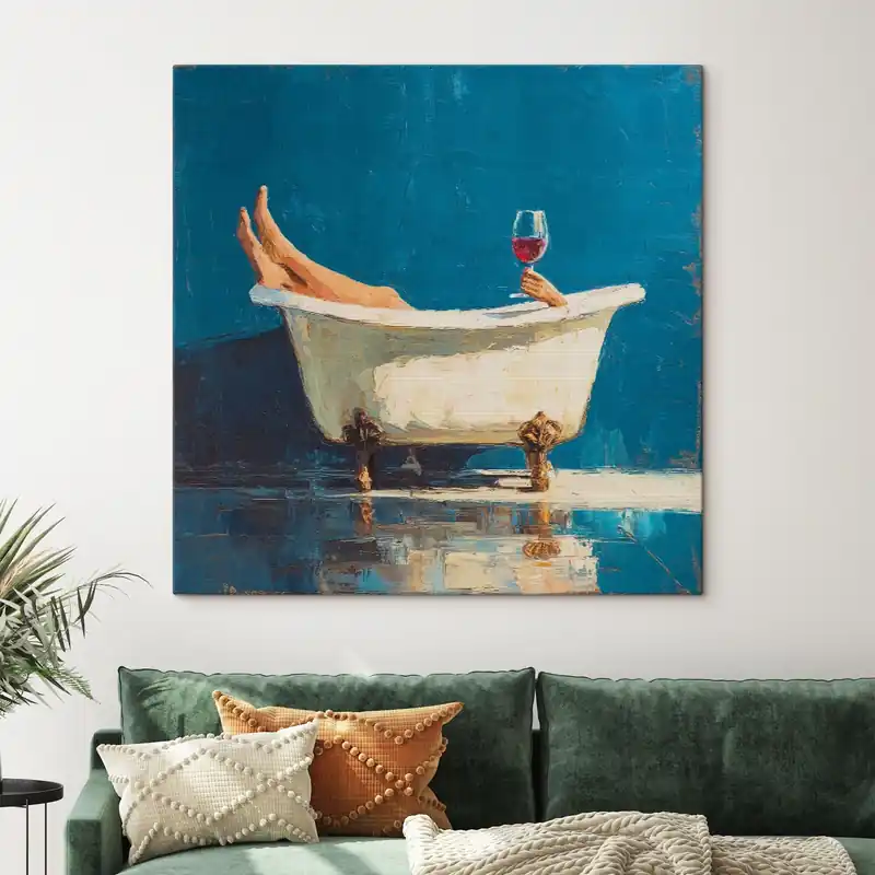 Calitate înaltă Pictură pe pânză Ora de baie Nr s49314