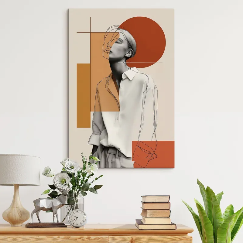 Pictură pe pânză Figură geometrică Nr s49318 Preț mic
