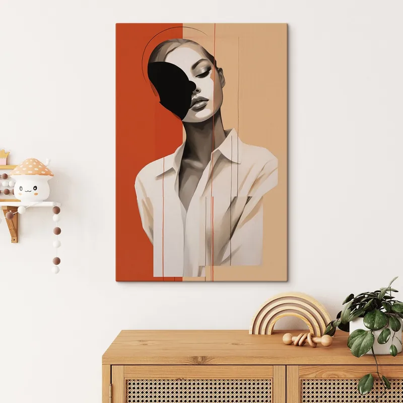 Ultima șansă Pictură pe pânză Portret abstract Nr s49320