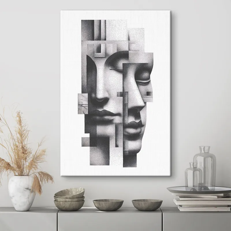 Expediere rapidă Pictură pe pânză Portrete grafice abstracte Nr s49241