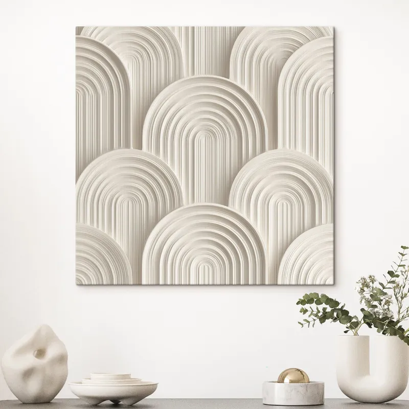 Pictură pe pânză Arcade decorative în stil basorelief Nr s49243 Ofertă de sezon