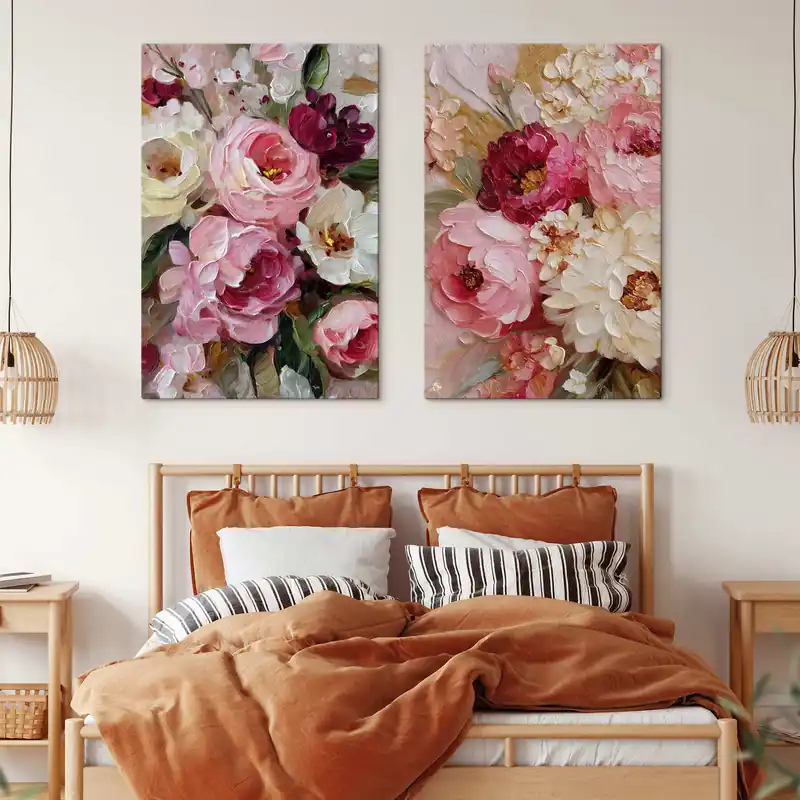 Plată securizată Pictură pe pânză Aranjament floral Nr m30562