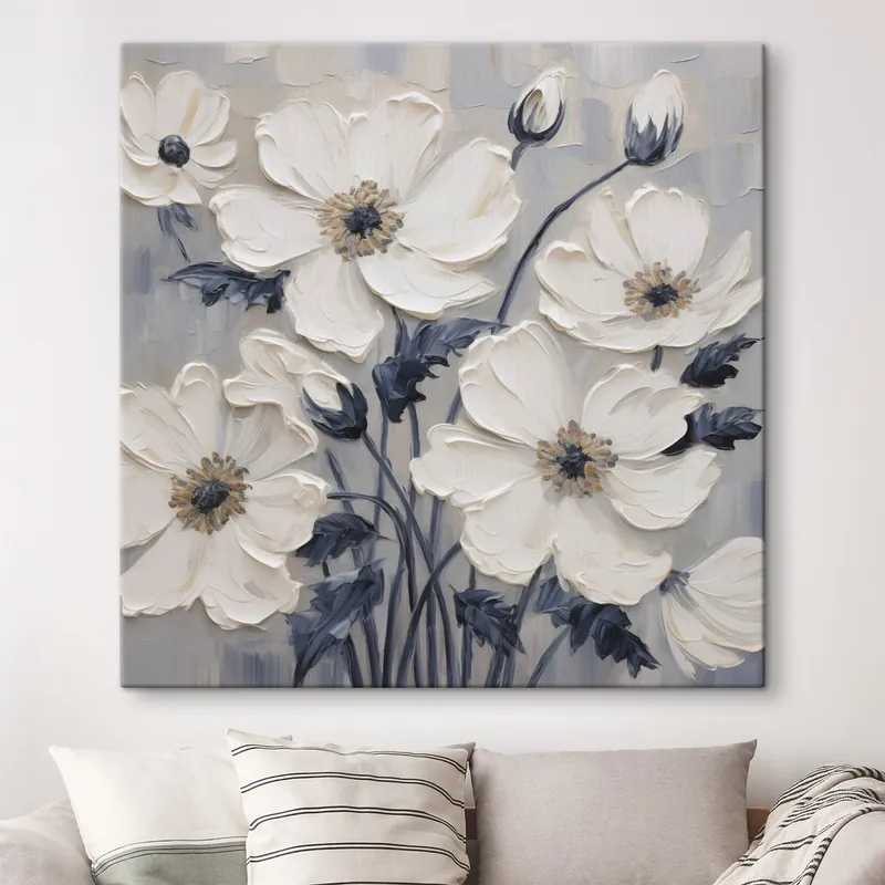 Pictură pe pânză Flori pictura imitație Nr s49505 Ofertă specială