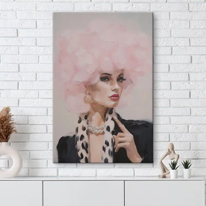 Cumpără acum Pictură pe pânză Tablou în stil artistic reprezentând o femeie elegantă Nr s49509