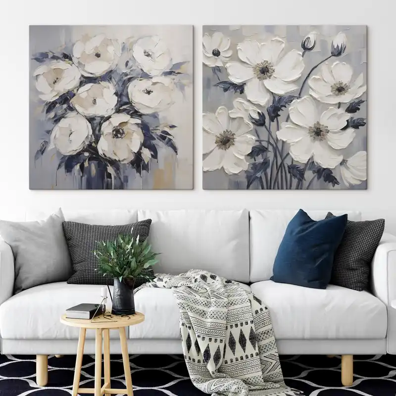 Premium Pictură pe pânză Flori pictura imitație Nr m30593