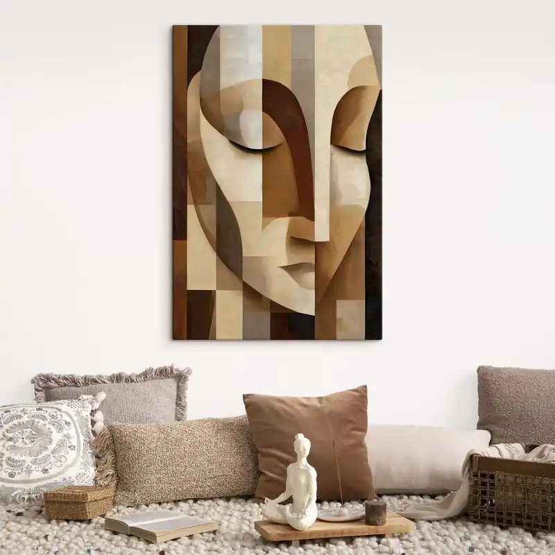 Livrare rapidă Pictură pe pânză Un portret geometric Nr s49611