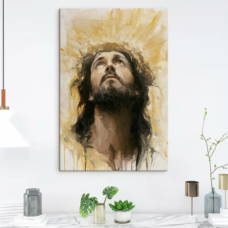 Pictură pe pânză Iisus Nr s49622 Preț promoțional