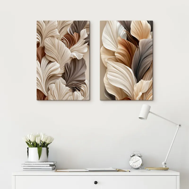 Cel mai bun preț Pictură pe pânză Frunziș abstract Nr m30631