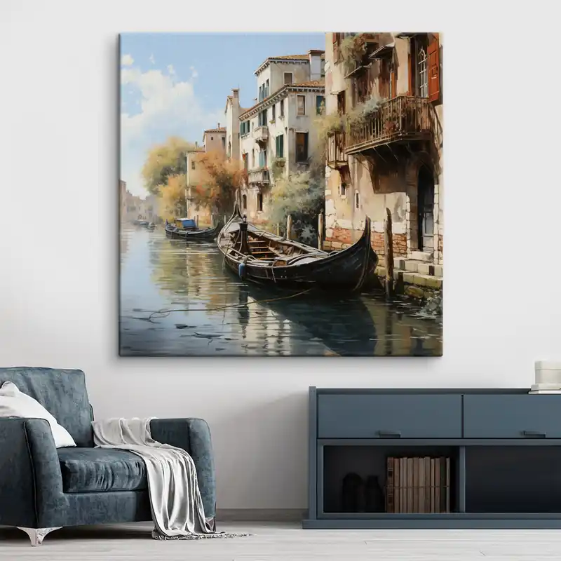 Discount Pictură pe pânză Tăcerea venețiană Nr s49636