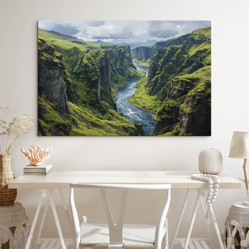 Popular Pictură pe pânză Priveliște asupra canionului Nr s49662