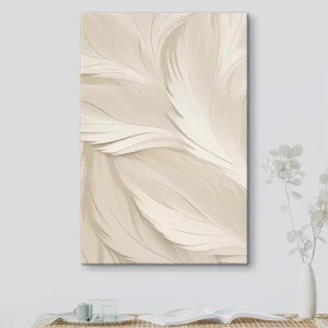 Ofertă de sezon Pictură pe pânză Abstracție volumetrică – Linii bej Nr s49383