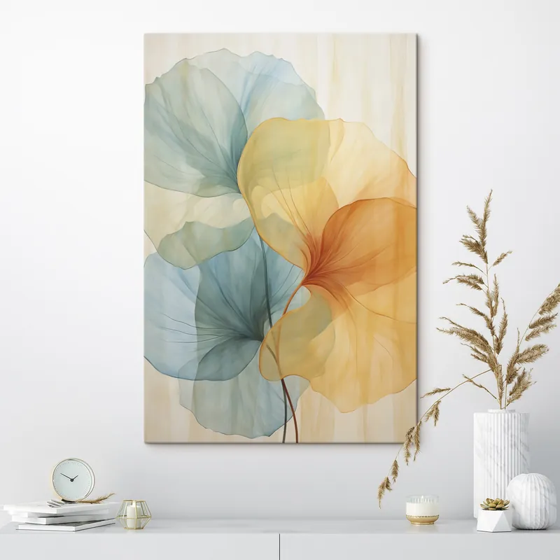 Comandă acum Pictură pe pânză Siluete abstracte de plante Nr s49748
