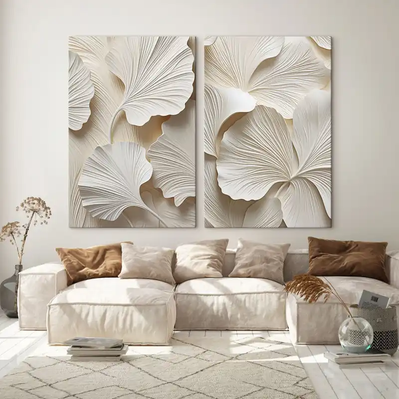 Pictură pe pânză Model floral abstract, ilustrație plană Nr m30671 Expediere rapidă