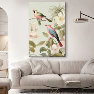 Expediere rapidă Pictură pe pânză Colibri într-o grădină înflorită Nr s49733