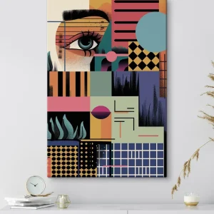Pictură pe pânză Abstracție geometrică și pop art Nr s49739 Cumpără acum