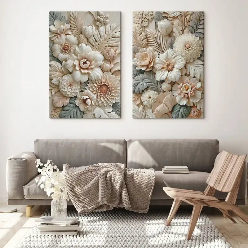 Preț redus Pictură pe pânză Aranjament floral Nr m30674