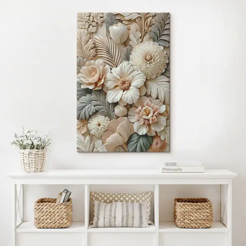 Pictură pe pânză Aranjament floral Nr s49757 Nu rata