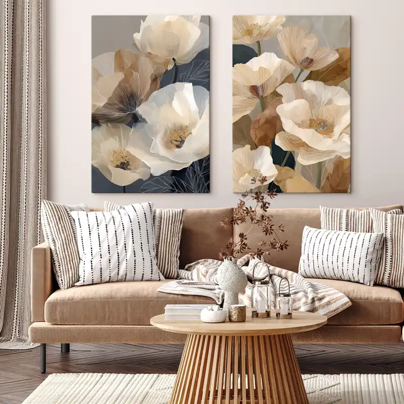 Comandă acum Pictură pe pânză Maci decorativi Nr m30702