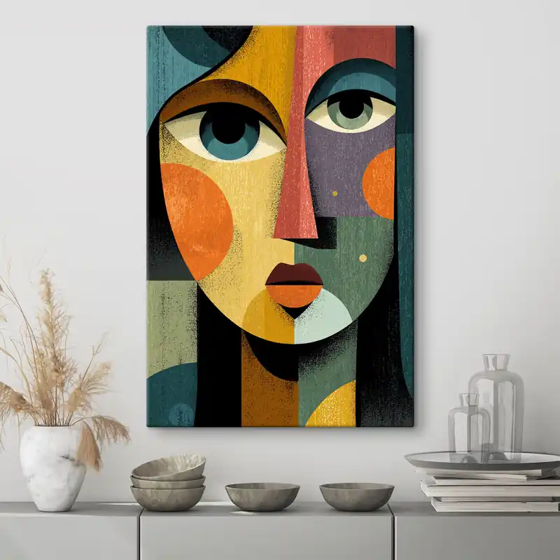 Retur gratuit Pictură pe pânză Portret cubist Nr s49832