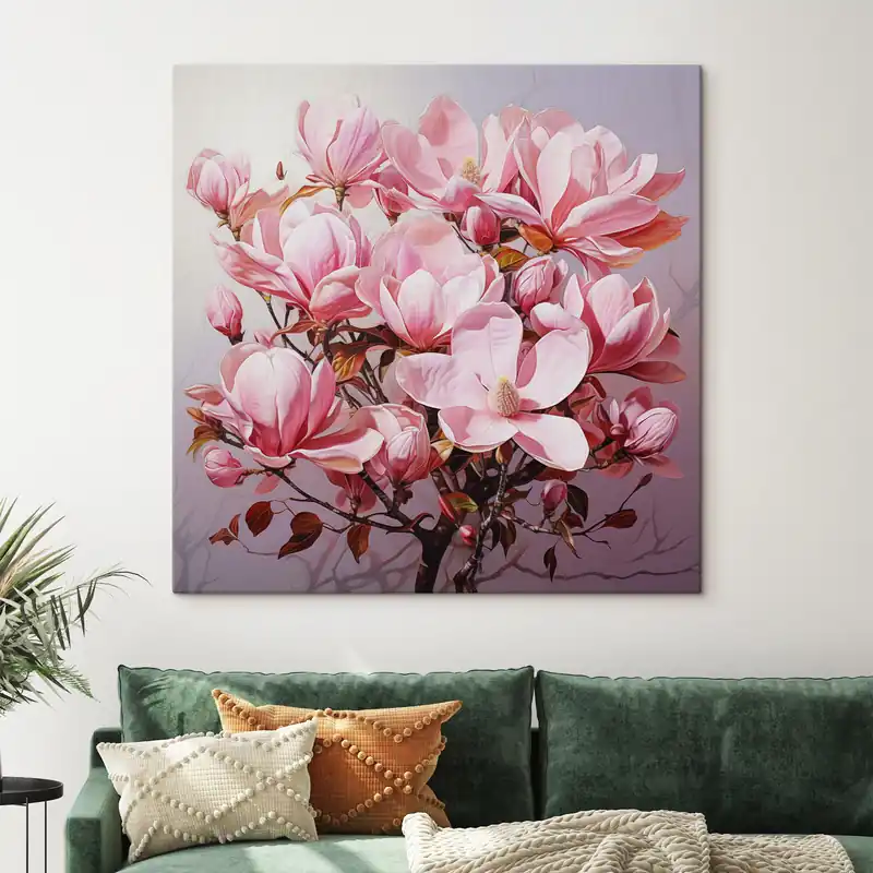 Pictură pe pânză Magnolia Bloom Nr s49849 Ieftin